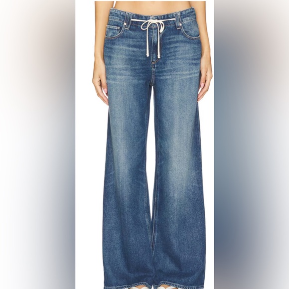 Denim - Women's  Zoey Blue Wide-Leg Jeans
